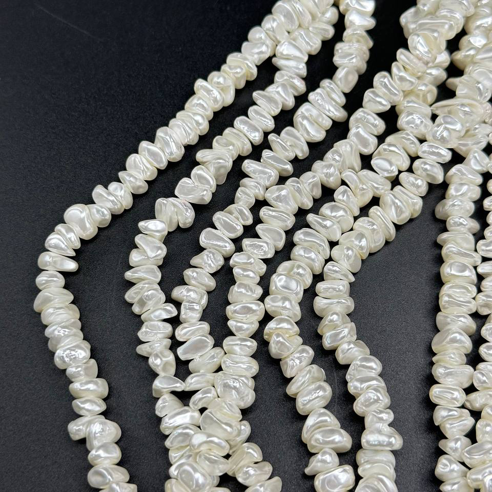 Майорка цвет белый размер 8*4мм