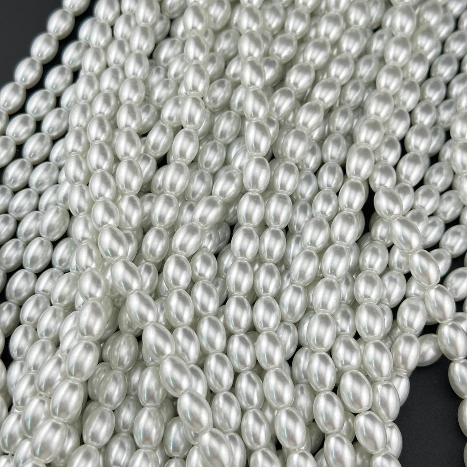 Майорка цвет белый размер 7,8*11мм
